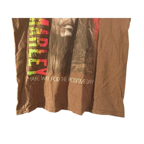 Zion Rootswear Bob Marley Make Way For The Positive Day Graphic T-shirt Raggae - Picture 2 of 8